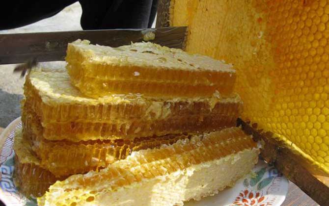 蜂巢蜜的蜂蠟能吃嗎?答案是肯定的,事實上吃蜂蠟也有保健價值! 蜂巢蜜